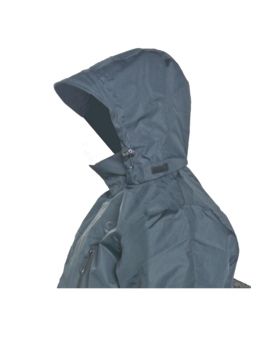 Black Waterproof Jacket Highlander Kerrera Waterproof And Breathable Lined Coat - main image