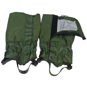 Dutch Olive Green Front Zipped Ripstop And Nylon Gaiters - main image