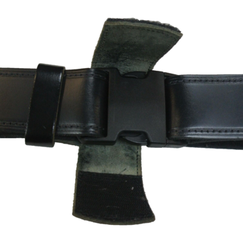 Police Wide Leather Belt With Quick Release Buckle - main image