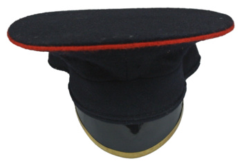 British Military Issue Slashed Peak Officers Uniform Cap - main image