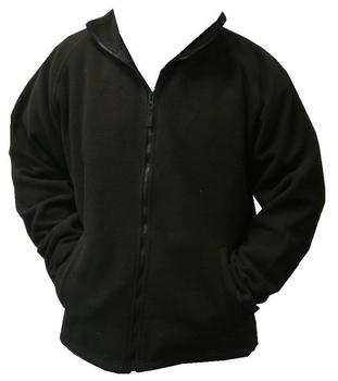 black full zip fleece - main image