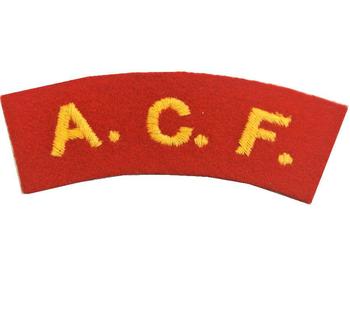 ACF Cloth Shoulder title