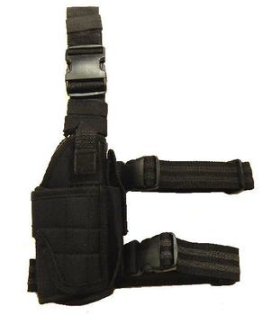 Leg Holster - adjustable black leg holster