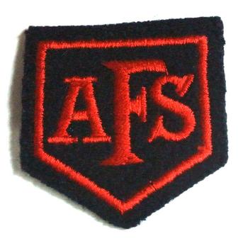 AFS Auxiliary Fire Service Cloth Badges - main image
