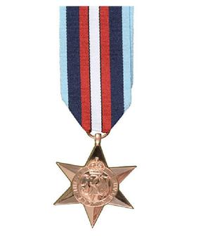Italian Star And Atlantic Star Unnamed As Issued Medal British WWII WW2 War Medal Full Size  - main image