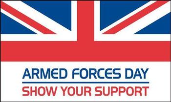 Armed Forces Day 27th June Flag - main image
