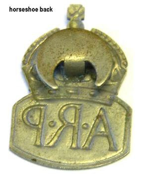 ARP WWII Air Raid Precautoions Pin On Lapel Stud Badge - main image