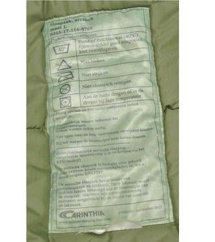 Carinthia Arctic Sleeping Bag Genuine Austrian Military Issue Olive Arctic Cold Weather Bag - main image