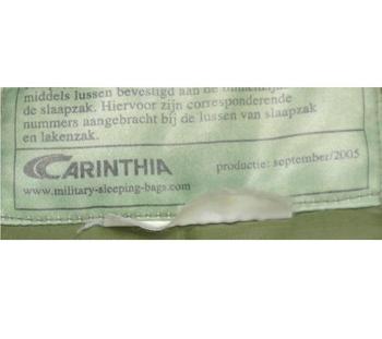 Carinthia Arctic Sleeping Bag Genuine Austrian Military Issue Olive Arctic Cold Weather Bag - main image