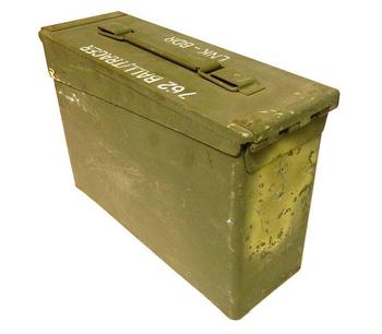 30 Cal Box Light Olive U.S. 30 Cal. Ammo Box 26cm x 17cm x 8cm, Nice Condition - main image
