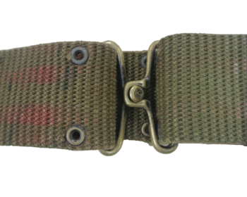US Military Issue Wide 2 Inch Webbing Belt Vietnam Era for Individual Equipment LC-2 Alice Belt - main image