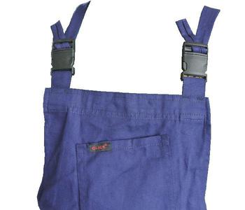Bib And Brace Navy Blue 100% Cotton Bib And Brace Overalls - main image