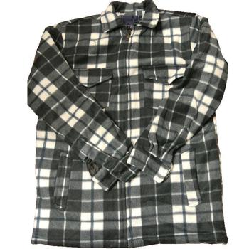 Fleece Lined Shirt / Jacket Chunky Warm Lined Padded Zip Front Brandon Shirts  - main image