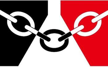 Bostin Black Country /  Dudley Flag 5x3ft  And Black Country Bunting 6m - main image