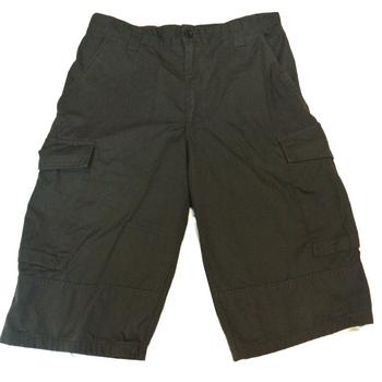 Black Dyed Austrian Military issue Cut off shorts