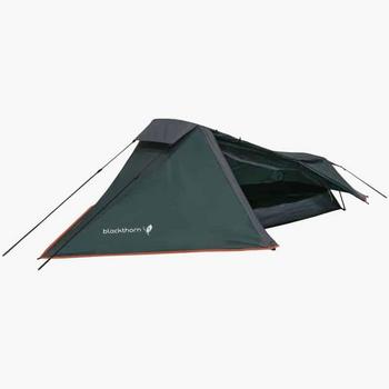 Blackthorne 1 Single Person Lightweight Back Packing Quick Pitch Trekking Tent Black or Hunter Green - main image