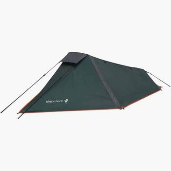 Blackthorne 1 Single Person Lightweight Back Packing Quick Pitch Trekking Tent Black or Hunter Green - main image