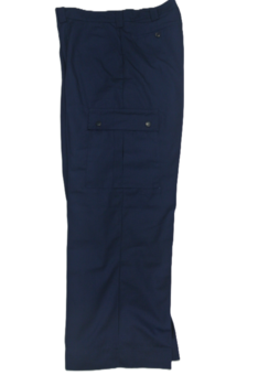 Blue ripstop police trousers - main image