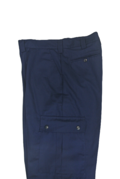 Blue ripstop police trousers - main image