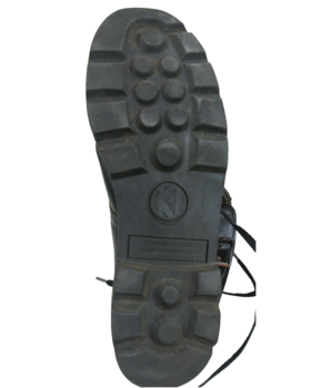 black leather flight boots - main image