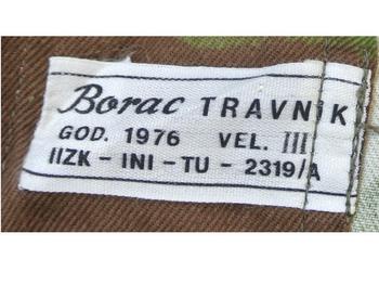 Bosnian Yugoslav JNA MOL 1968 Branch Camo Pattern Sniper Suit Bosnian War Complete Set - main image