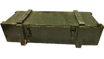 GPMG Wooden Storage Box, Nice strong Wooden Ammo box Crate Gun Box - main image