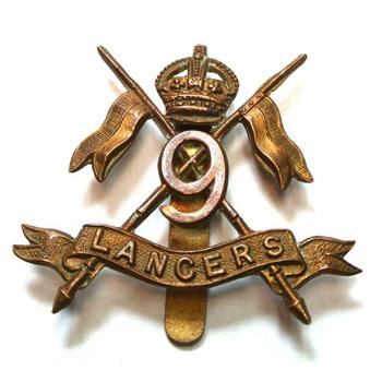 Cavalry Cap Badge To The 9th (Queens Royal) Lancers - main image