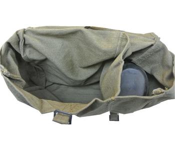 Military issue Olive green canvas bread bag  - main image
