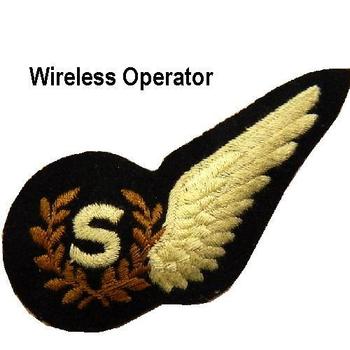 RAF Half Brevet Sew On Wing Brevets - main image