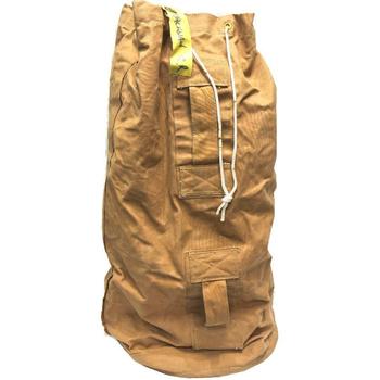 Sea Sack Canvas Khaki Seasack British Military Issue Large WWII Style Khaki Seasack - Used - main image