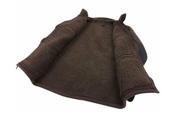 Cold Weather US Military Issue ECW Fibre Pile Brown Bear Zip Jacket - main image