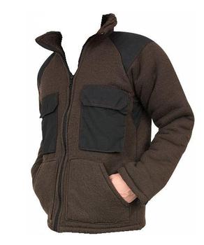 Cold Weather US Military Issue ECW Fibre Pile Brown Bear Zip Jacket - main image