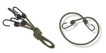 Bungee New Olive Green 8mm Military Style Bungee / Bungy In 3 Sizes