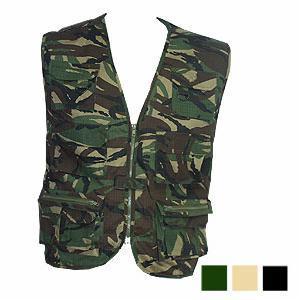 Camo Multi Pocket Vest Lots of Pockets ! - main image