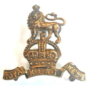 Royal West Kent Regimental Cap Badge - main image