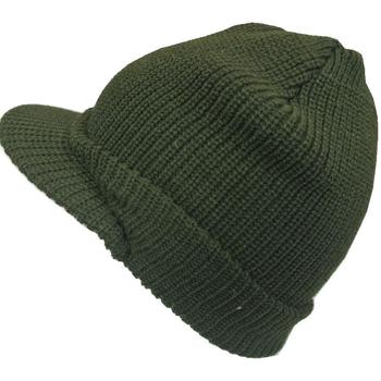 Jeep Hat U.S. Militay Style Knitted Cap In Green Or Black - main image