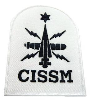 White Naval Badge CISSM Communication Information Systems Submariner Naval Badge - main image