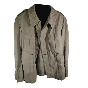 Vintage German Army Wool Drab Field Jacket / Tunic - Cold War Era - main image