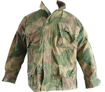 Belgian Camo Congo Smock - Brushstroke / Moon & Balls Camo Pattern-  WWII Style - main image