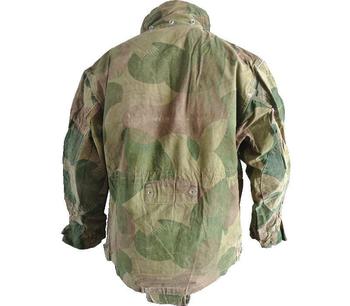 Belgian Camo Congo Smock - Brushstroke / Moon & Balls Camo Pattern-  WWII Style - main image