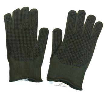 British Army Nomex Contact Gloves Military Issue Olive Green Grip Gloves - main image