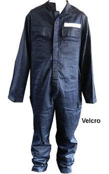 New Naval Coverall General Service Boiler Suit, Navy Blue Zip Fronted - main image