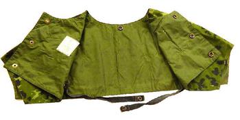Danish Woodland Flecktarn Camo Military Capelet - main image