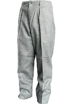 Grey Wool Trousers Danish Civil Defence Issue Heavyweight Grey Trousers, New