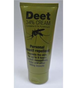 DEET Personal Insect repellent 34% Deet cream