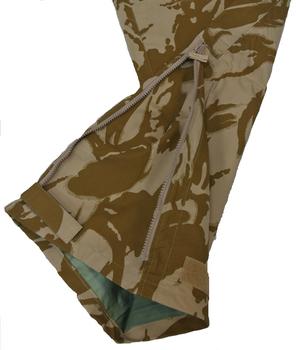 New Desert Waterproof Over Trousers Genuine British Army Issue MVP Over Trousers With Zip Bottoms - main image