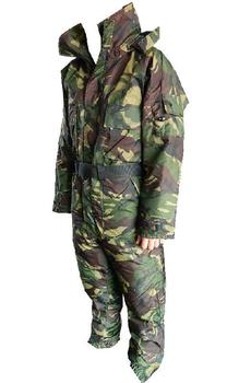 Quilted Lined All In One Deck Crew Woodland Camo DPM padded Water Resistant coverall / suit - New - main image