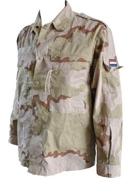 Tri Colour Desert Camo Combat Shirt Dutch Army Issue Used - main image