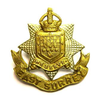 East Surrey Infantry Regiment Cap Badges - main image