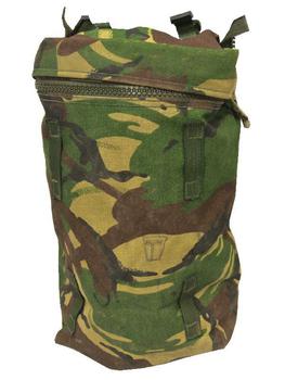 PLCE Side Pouch Woodland DPM Single Rocket Daypack Used Grade Genuine British Military Issue - main image